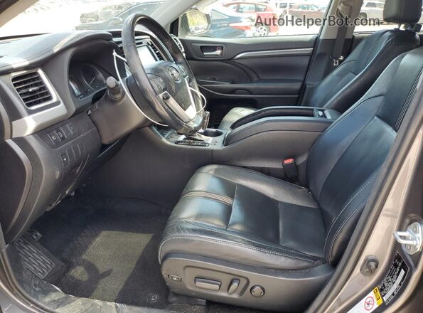 5TDJZRFH7JS899711 2018 TOYOTA HIGHLANDER Charcoal 