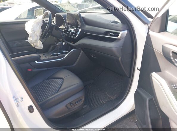 5TDKDRAH5PS025330 2023 TOYOTA HIGHLANDER Белый Вид салона спереди