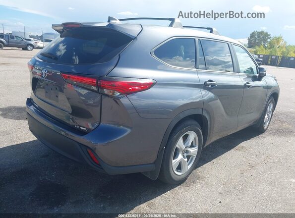 5TDKDRBH0PS043099 2023 TOYOTA LE Gray Задня права чверть