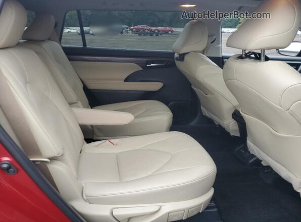 5TDKDRBH1RS566103 2024 TOYOTA LE Красный Вид задней части салона