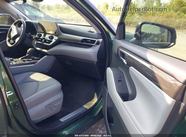 5TDKDRBH4RS552504 2024 TOYOTA LIMITED Green Widok wnętrza z przodu