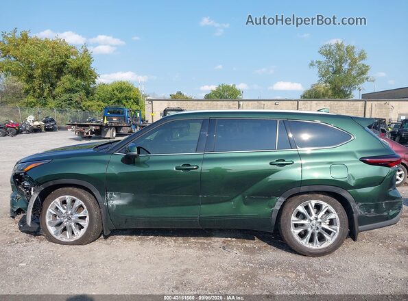 5TDKDRBH4RS552504 2024 TOYOTA LIMITED Green Widok wnętrza 360 stopni