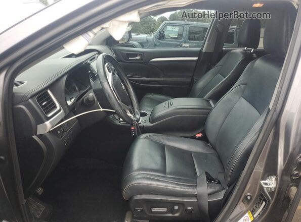 5TDKZRFH1JS532632 2018 TOYOTA HIGHLANDER Gray 
