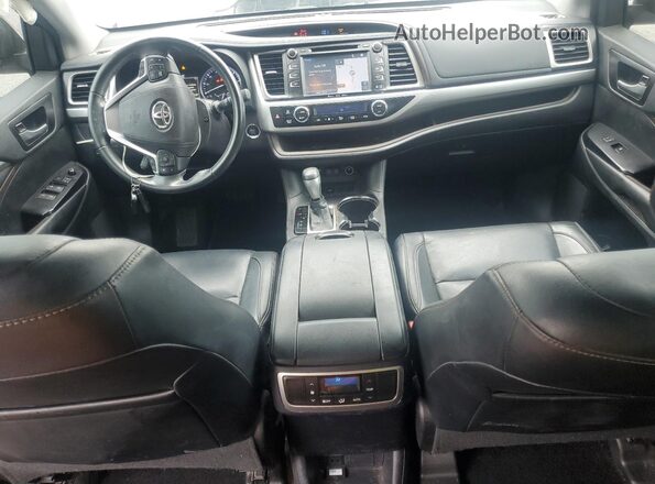 5TDKZRFH1JS532632 2018 TOYOTA HIGHLANDER Gray 