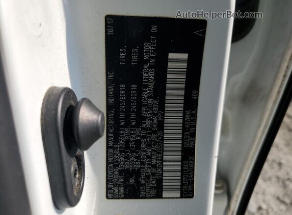 5TDKZRFH6JS527426 2018 TOYOTA HIGHLANDER White 