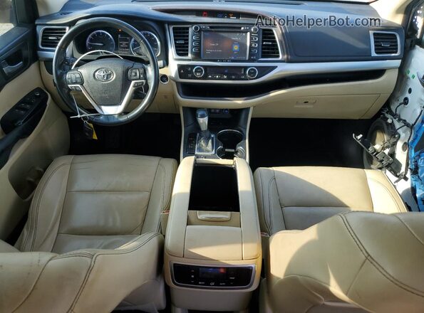 5TDKZRFH6JS527426 2018 TOYOTA HIGHLANDER White 
