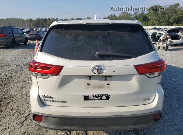 5TDKZRFH6JS527426 2018 TOYOTA HIGHLANDER White 