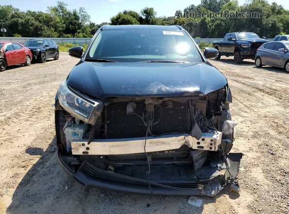 5TDKZRFH8JS528139 2018 TOYOTA HIGHLANDER Черный 