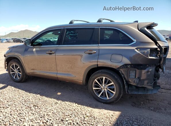 5TDKZRFH9JS245345 2018 TOYOTA HIGHLANDER Желто-коричневый 