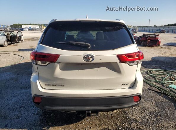 5TDKZRFHXJS547033 2018 TOYOTA HIGHLANDER White 