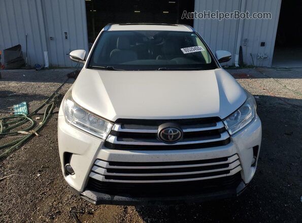 5TDKZRFHXJS547033 2018 TOYOTA HIGHLANDER White 