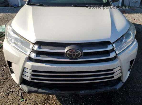 5TDKZRFHXJS547033 2018 TOYOTA HIGHLANDER White 