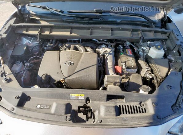 5TDLZRAHXMS069583 2021 TOYOTA HIGHLANDER Silver Вид підкапотного простору
