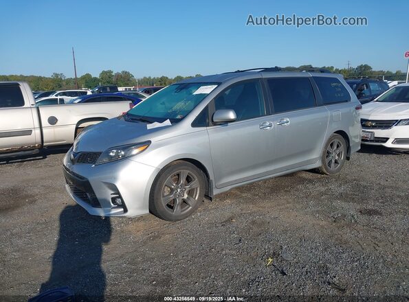 5TDXZ3DC7LS057999 2020 TOYOTA SIENNA Silver Передня ліва чверть