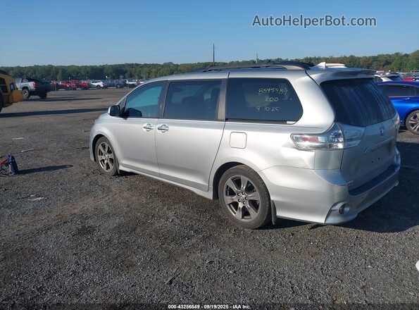 5TDXZ3DC7LS057999 2020 TOYOTA SIENNA Silver Задня ліва чверть
