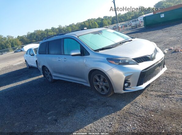 5TDXZ3DC7LS057999 2020 TOYOTA SIENNA Silver Вид щитка приладів