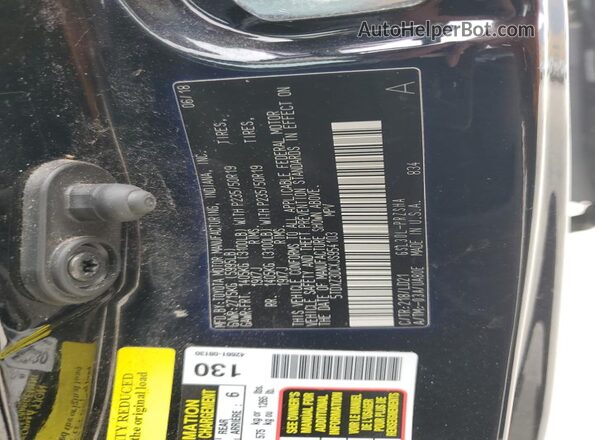 5TDXZ3DCXJS954103 2018 TOYOTA SIENNA Black 