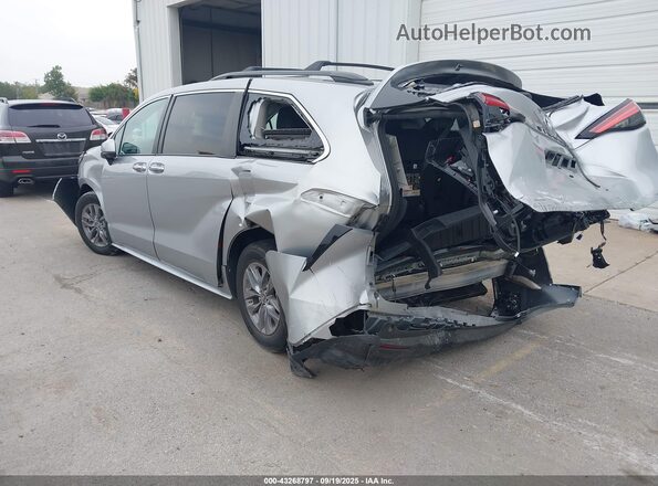 5TDYSKFC8NS063233 2022 TOYOTA LE Silver Հետևի ձախ