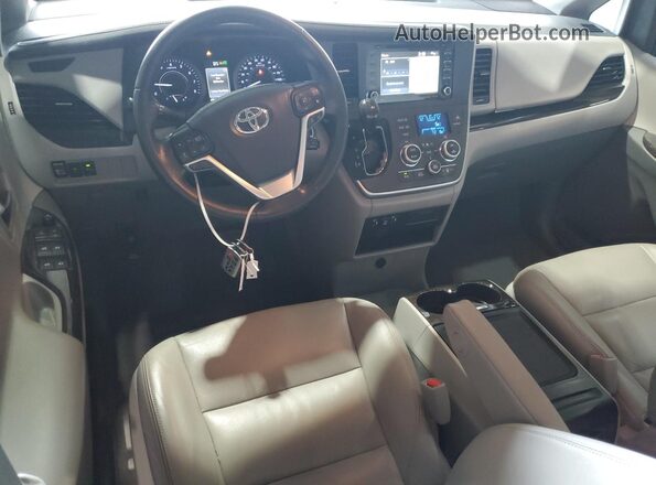 5TDYZ3DC4LS076479 2020 TOYOTA LE White Առջևի վահանակի տեսք