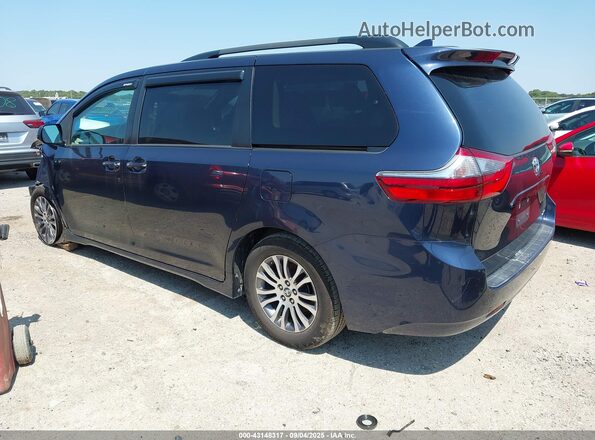 5TDYZ3DCXLS038464 2020 TOYOTA LE Blue Հետևի ձախ