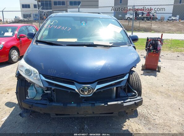 5TDYZ3DCXLS038464 2020 TOYOTA LE Blue Սարքավորումների վահանակի տեսք