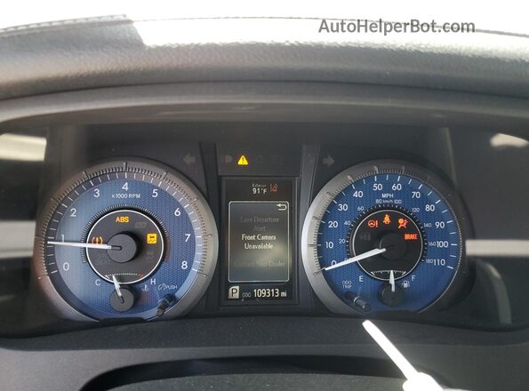 5TDYZ3DCXLS073313 2020 TOYOTA LE Gray Instrument cluster view