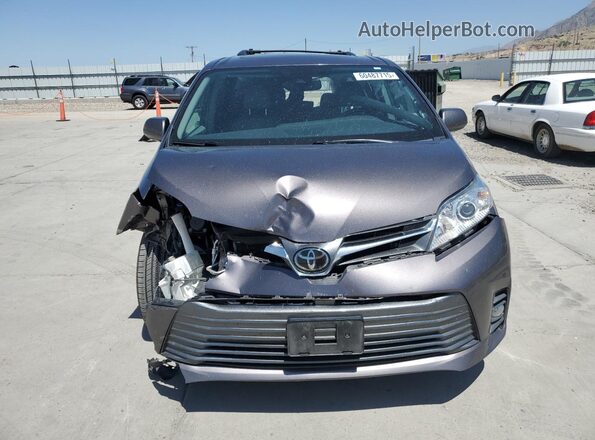 5TDYZ3DCXLS073313 2020 TOYOTA LE Gray Front view