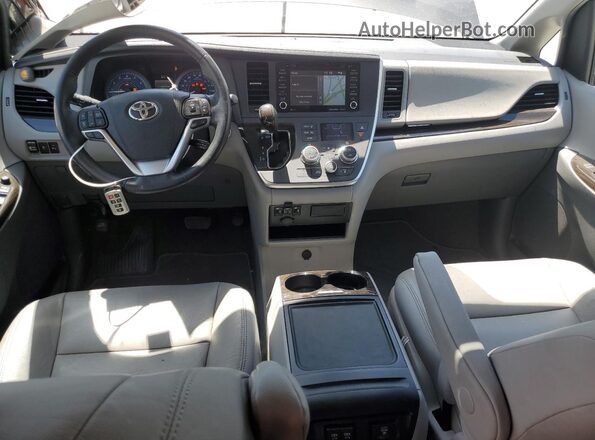5TDYZ3DCXLS073313 2020 TOYOTA LE Gray Dashboard view