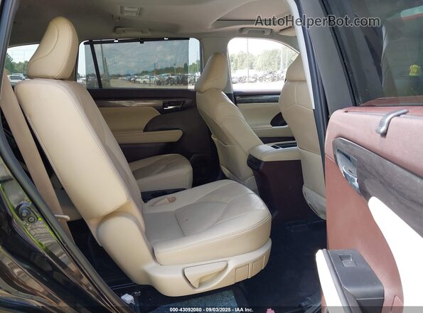 5TDYZRAH2LS004750 2020 TOYOTA LIMITED Black Widok naklejki z numerem VIN