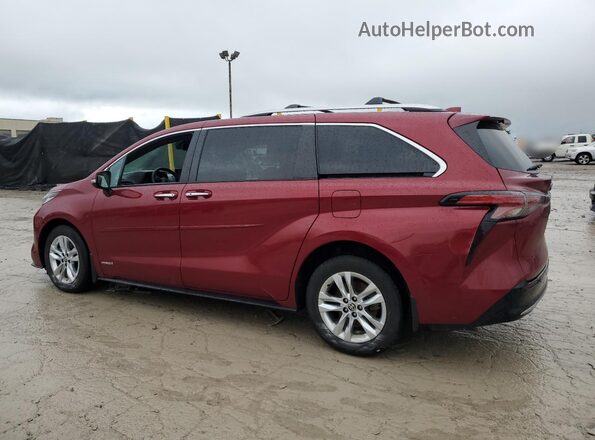 5TDZRKEC8MS045301 2021 TOYOTA LIMITED Maroon Հետևի ձախ