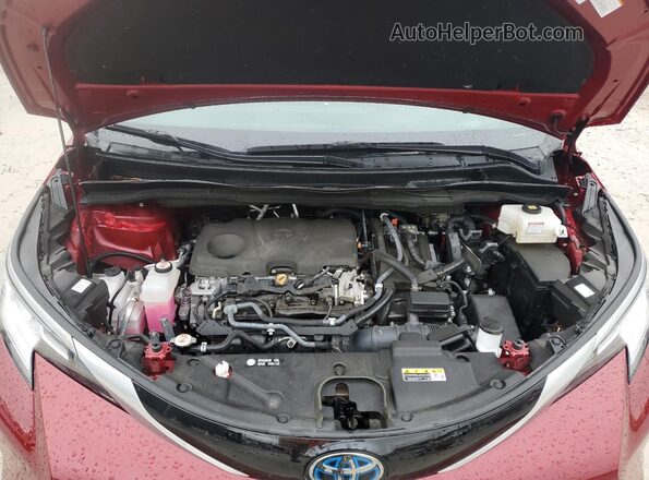 5TDZRKEC8MS045301 2021 TOYOTA LIMITED Maroon Սալոնի հետևի տեսք