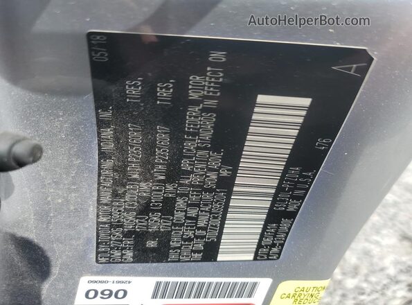 5TDZZ3DC3JS952041 2018 TOYOTA SIENNA Silver 
