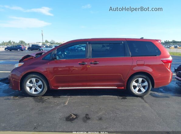5TDZZ3DC4LS028260 2020 TOYOTA SIENNA Red 