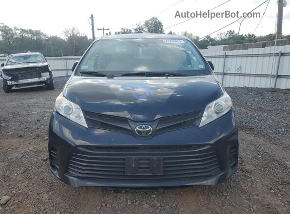 5TDZZ3DC4LS030686 2020 TOYOTA SIENNA Black Դիմացի տեսք