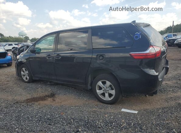 5TDZZ3DC4LS030686 2020 TOYOTA SIENNA Black Հետևի ձախ