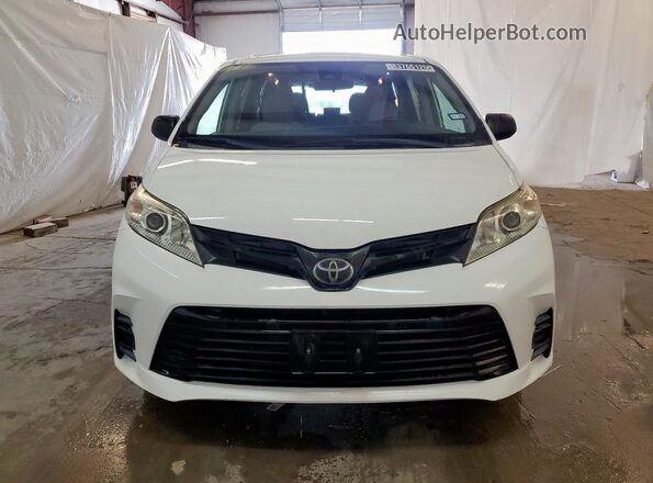 5TDZZ3DC7LS073709 2020 TOYOTA SIENNA Белый Задняя правая четверть