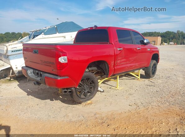 5TFAY5F18MX980102 2021 TOYOTA TUNDRA Красный Задняя правая четверть