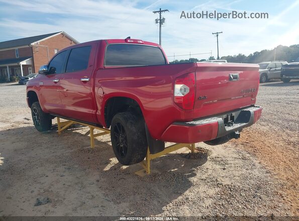 5TFAY5F18MX980102 2021 TOYOTA TUNDRA Красный Задняя левая четверть