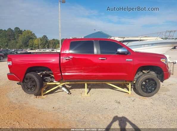 5TFAY5F18MX980102 2021 TOYOTA TUNDRA Красный Вид задней части салона