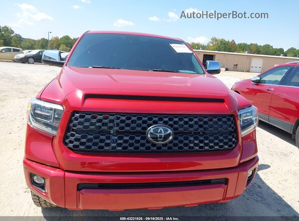 5TFAY5F18MX980102 2021 TOYOTA TUNDRA Красный Вид щитка приборов