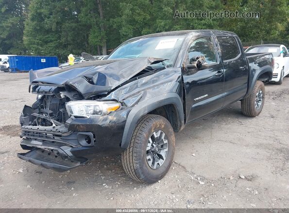 5TFCZ5AN3MX268371 2021 TOYOTA TACOMA Black Առջևի ձախ երեք քառորդ տեսարան