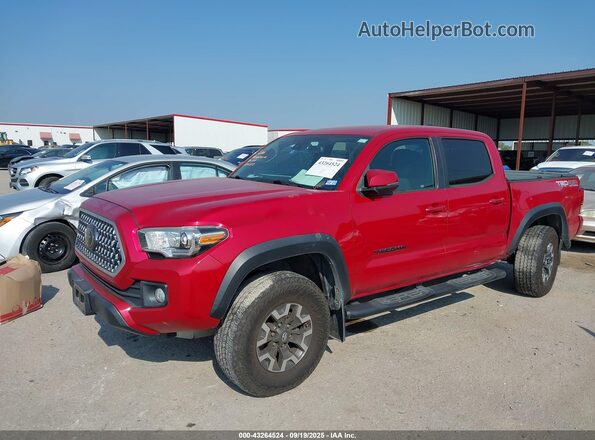 5TFCZ5AN6KX211241 2019 TOYOTA TACOMA Red Przód lewy
