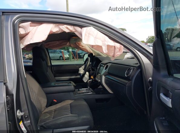 5TFDW5F11KX844846 2019 TOYOTA TUNDRA Gray Vista interior delantera