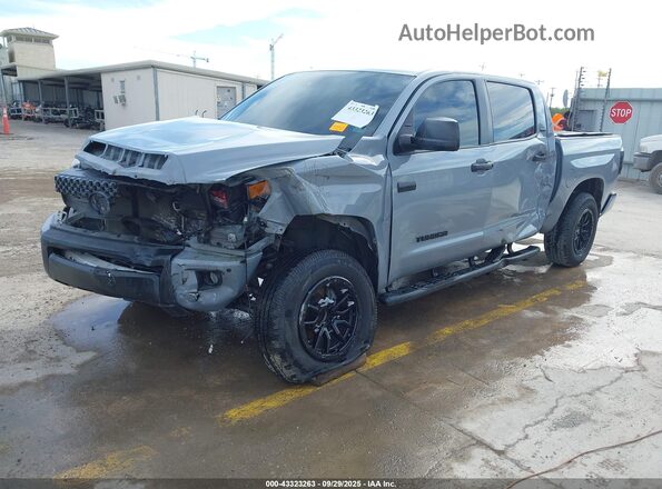 5TFEY5F16MX289877 2021 TOYOTA TUNDRA Серый Передняя левая четверть