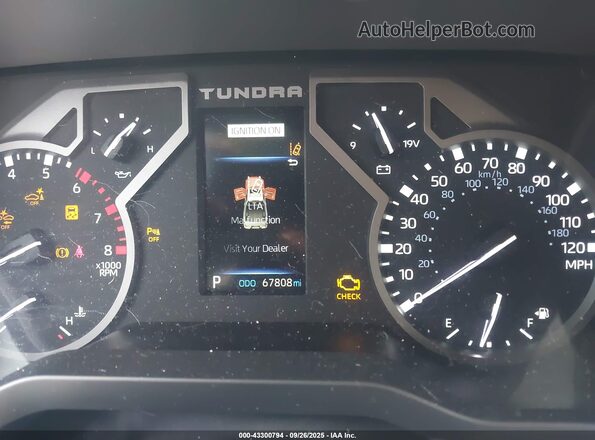 5TFJA5DA5NX003931 2022 TOYOTA LIMITED Серый Вид салона спереди