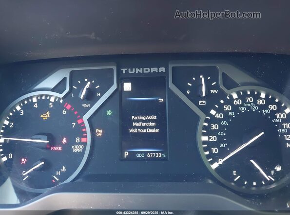 5TFLA5DB2PX066005 2023 TOYOTA TUNDRA White Հետևի նստատեղերի տեսք