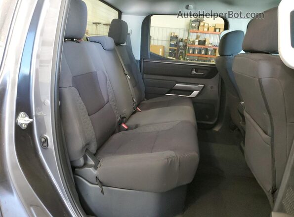 5TFLA5ECXPX016282 2023 TOYOTA TUNDRA Gray Вид задніх сидінь
