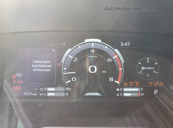 5TFMA5DB7RX200417 2024 TOYOTA TUNDRA Белый Вид щитка приборов