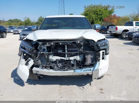 5TFMC5DB3SX095620 2025 TOYOTA TUNDRA HYBRID White Vista del cuadro de instrumentos