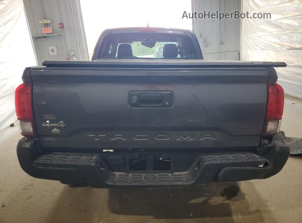 5TFSX5EN6JX063313 2018 TOYOTA TACOMA Gray Rear view